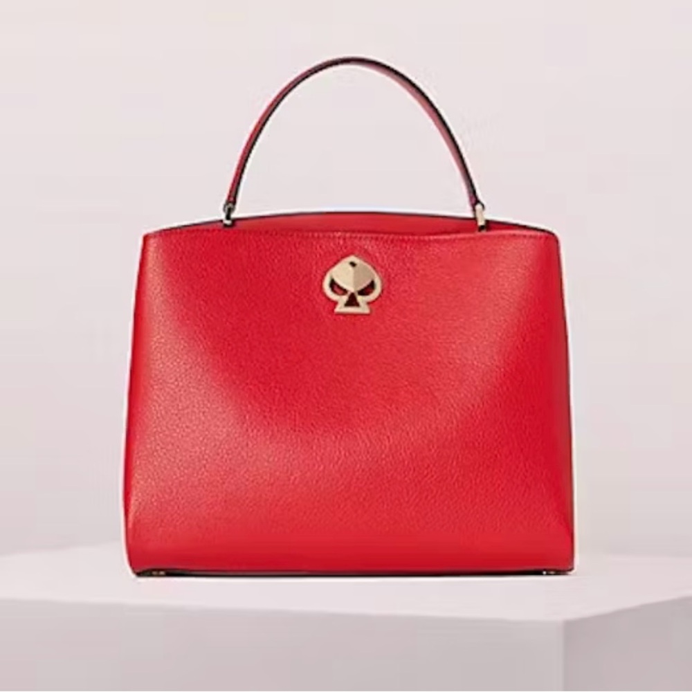 Kate Spade Romy Medium Satchel Hot Chili Color NWT